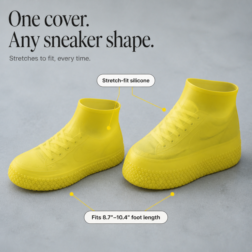 Drysole Seamless Stretch Silicone Waterproof Shoe Cover - Elena Harper
