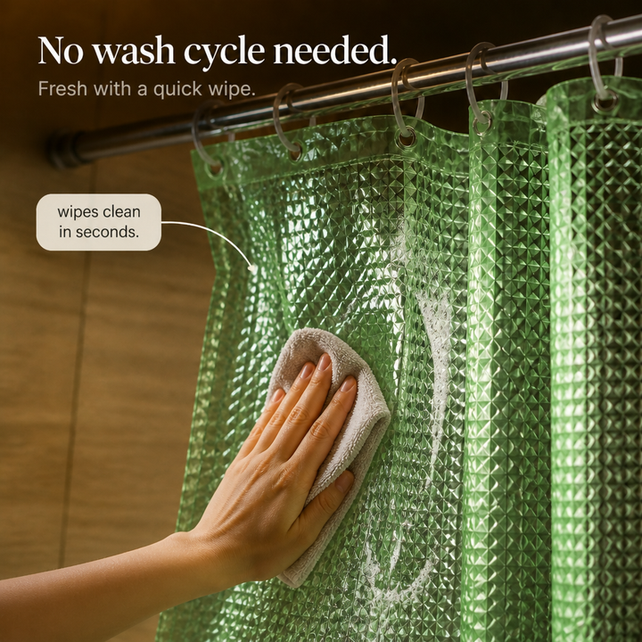 Dryhaven – 3D Embossed Shower Curtain