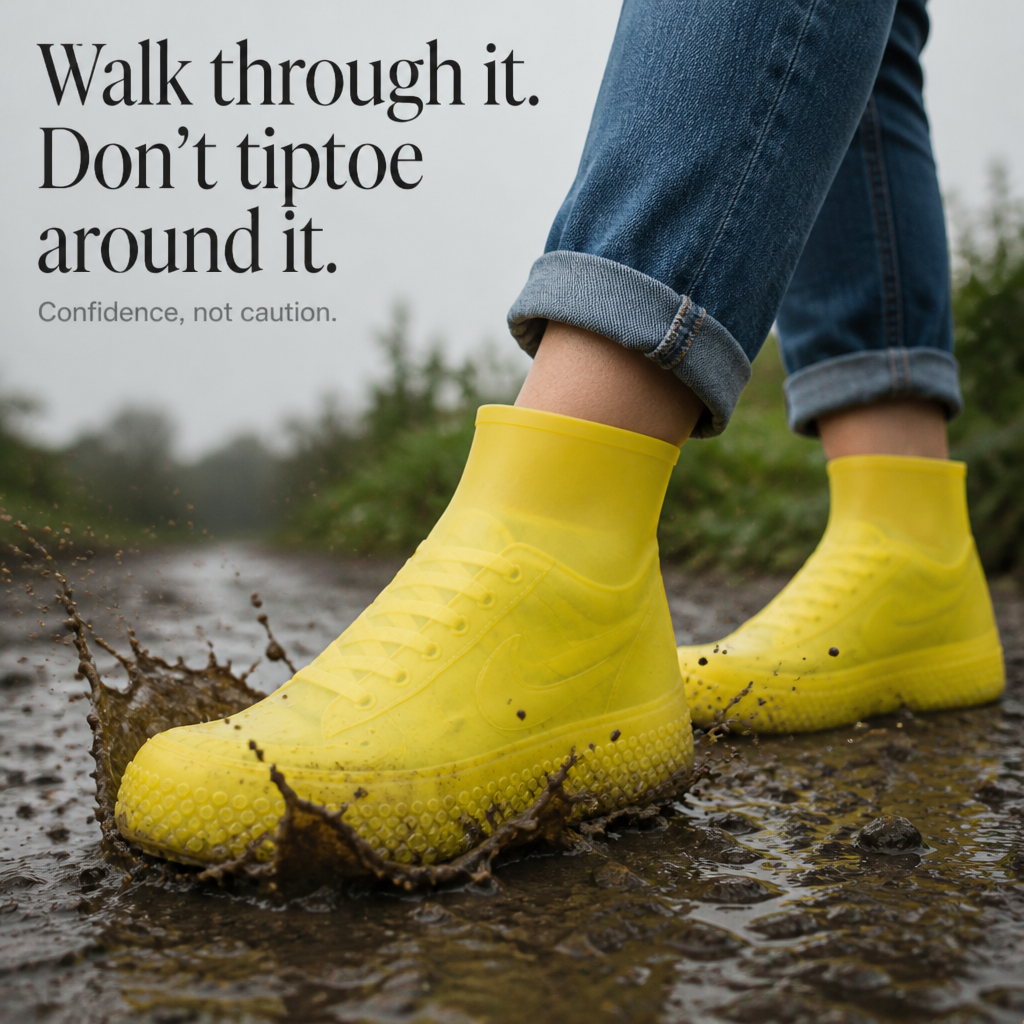 Drysole Seamless Stretch Silicone Waterproof Shoe Cover - Elena Harper