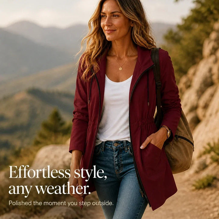 Cityora Adjustable Waist Hooded Parka - Elena Harper