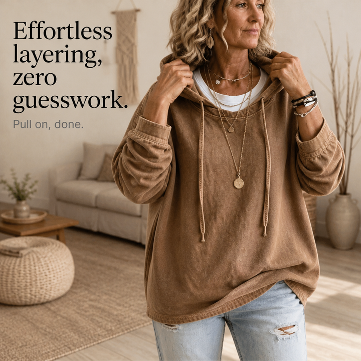 Denimelle Casual Hoodie - Elena Harper