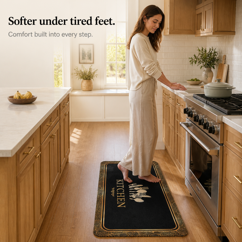 Dryhaven Absorbent Printed Kitchen Mat Set - Elena Harper