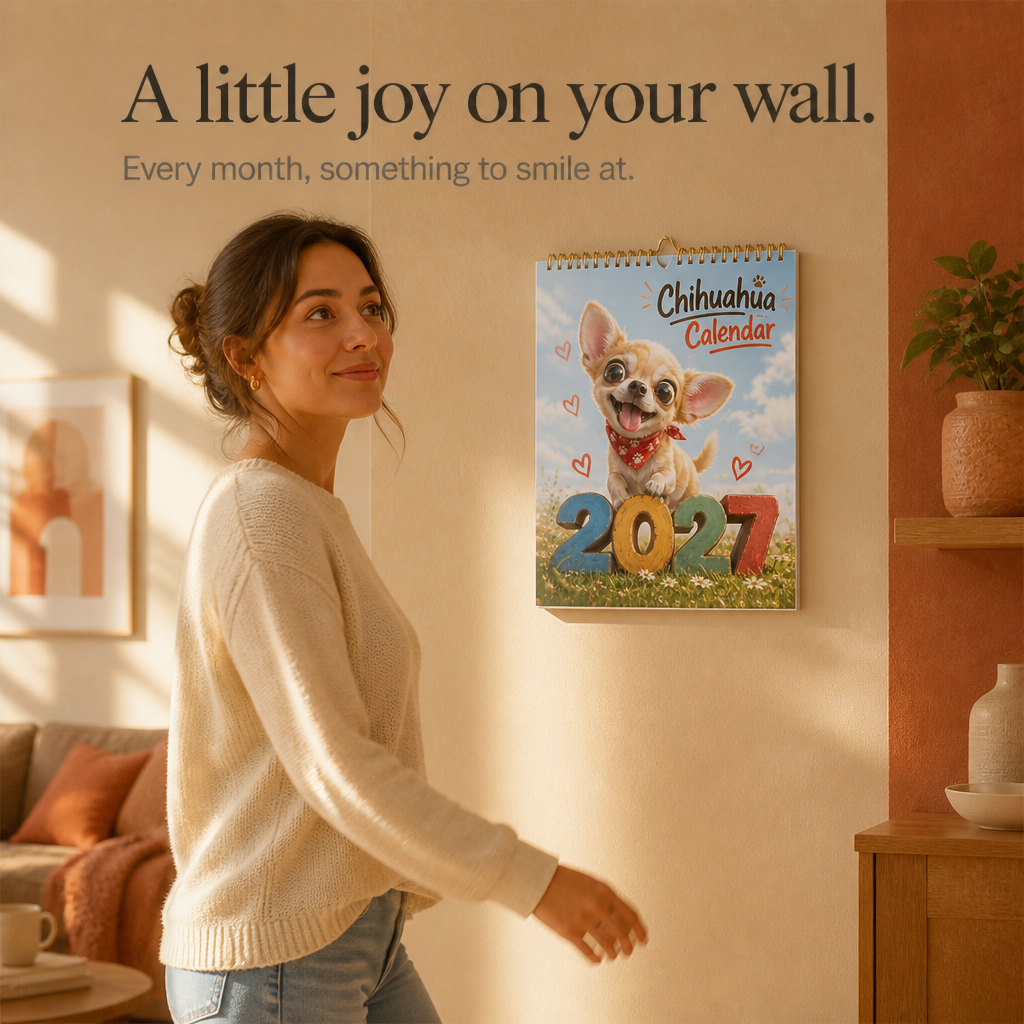 Chihuaholiday 2027 Chihuahua Wall Calendar - Elena Harper