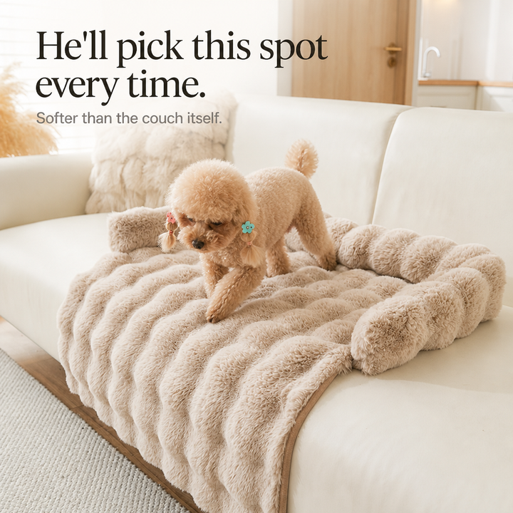CozyHaven Plush Bolster Sofa Pet Mat - Elena Harper