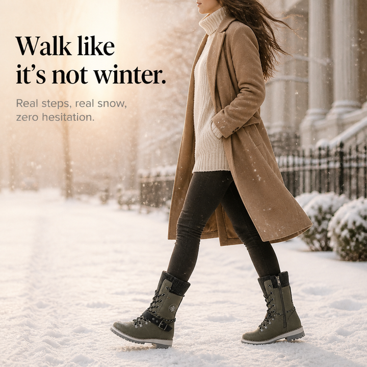 Cozette Knit-Shaft Wide-Foot Winter Boots - Elena Harper