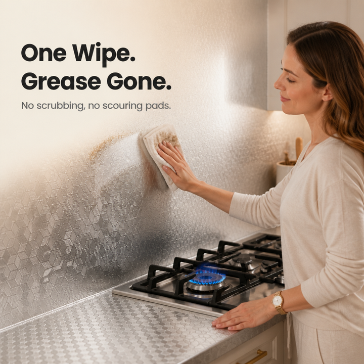 Cooltex Heat-Resistant Foil Backsplash Liner - Elena Harper