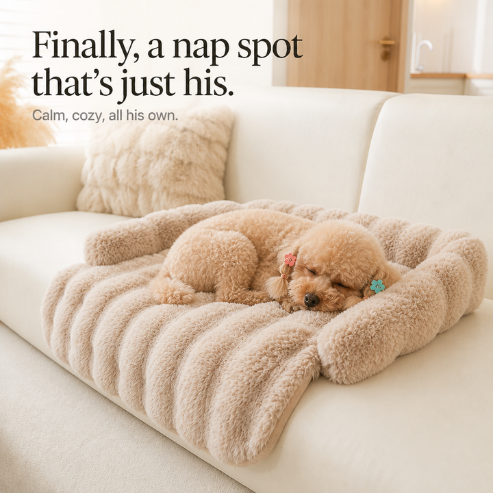 CozyHaven Plush Bolster Sofa Pet Mat - Elena Harper