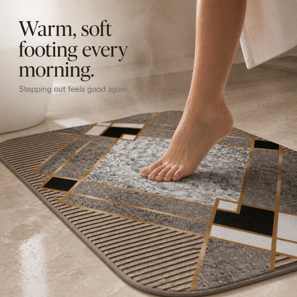 Cozyhaven Four-Piece Plush Bathroom Rug Set - Elena Harper
