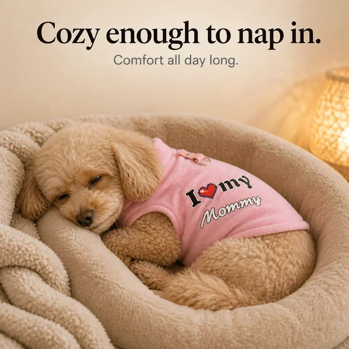 CosyPaw – Fleece-Lined Printed Dog Sweater