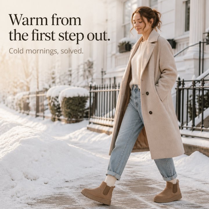 Cozywalk Fur-Lined Slip-On Winter Boots - Elena Harper