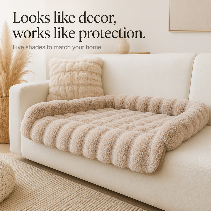 CozyHaven Plush Bolster Sofa Pet Mat - Elena Harper