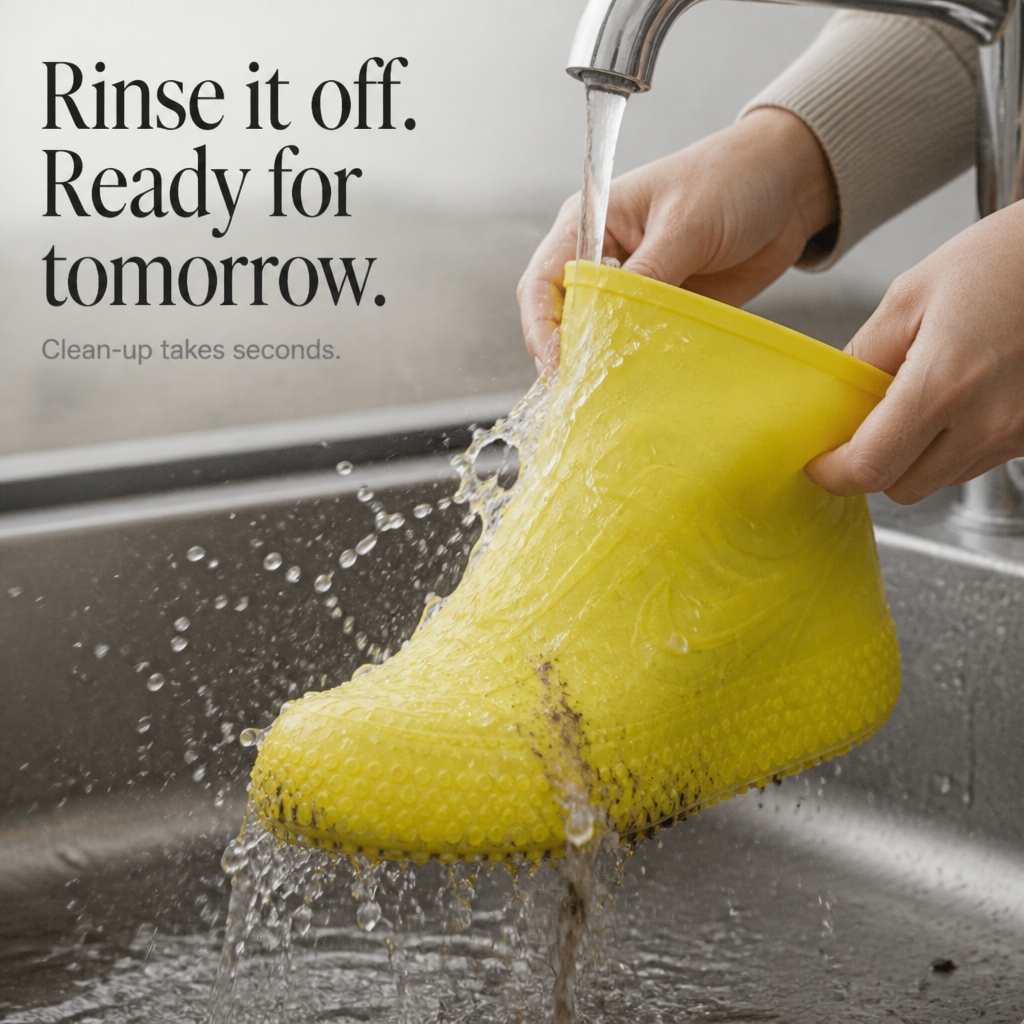 Drysole Seamless Stretch Silicone Waterproof Shoe Cover - Elena Harper