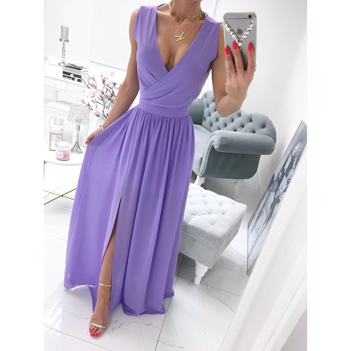 Sleeveless Linen Dress for Women