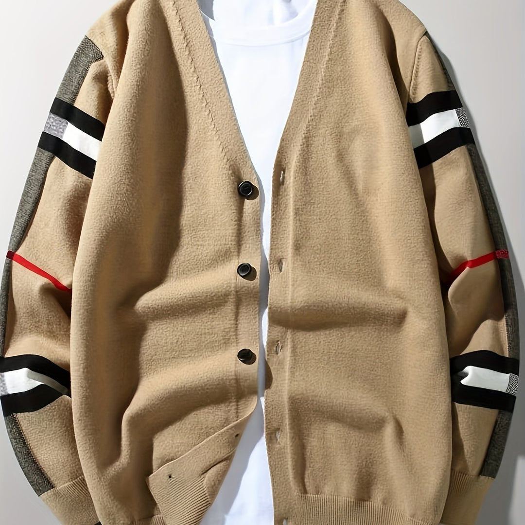 Men's Handcrafted Button Cardigan - Regular Fit for Timeless Style