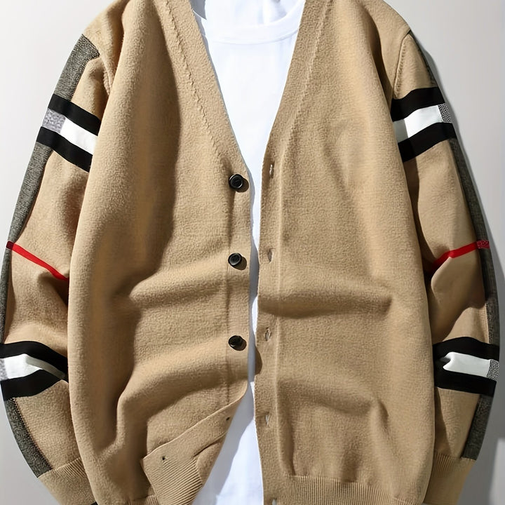 Men's Handcrafted Button Cardigan - Regular Fit for Timeless Style