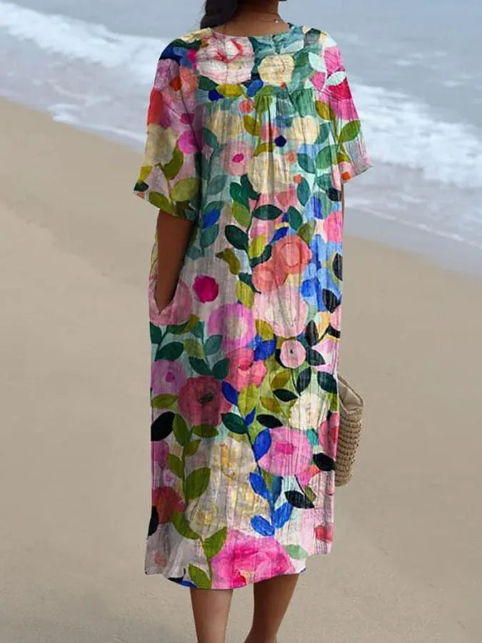 Graciela Elegant Bohemian Dress - Elena Harper
