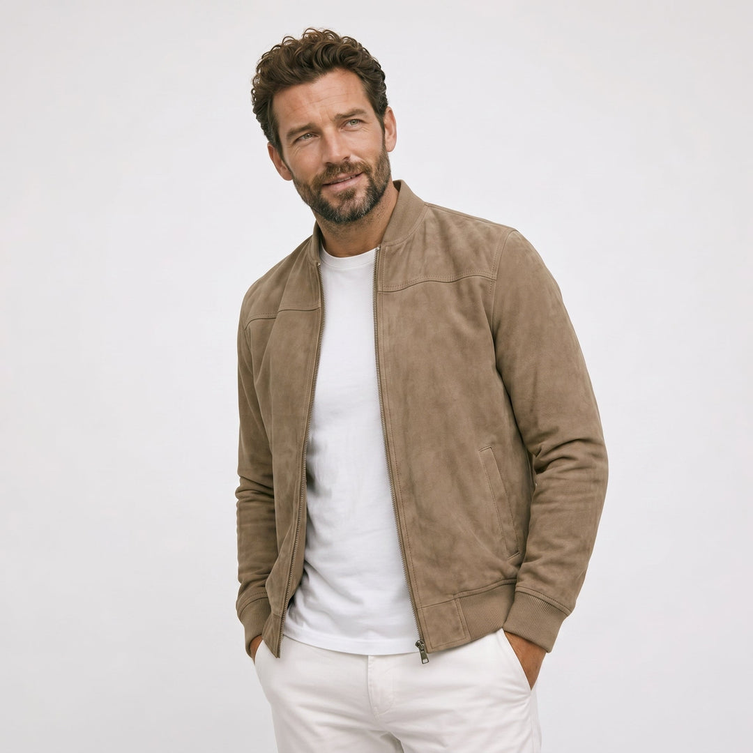 Adrian Modern Style Bomber Jacket - Elena Harper