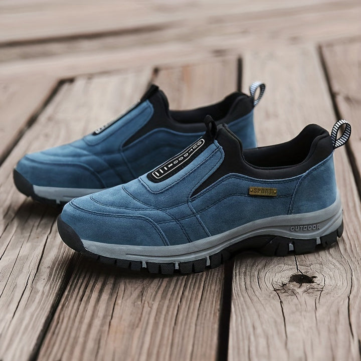 Men's Slip-On Shoes with Treaded Sole - Elena Harper