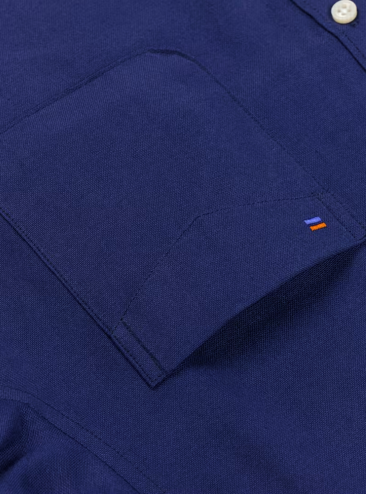 Men's High Collar Shirt