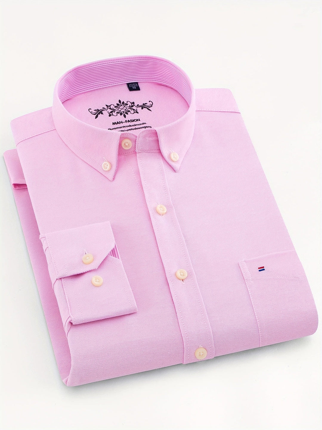 Men's High Collar Shirt