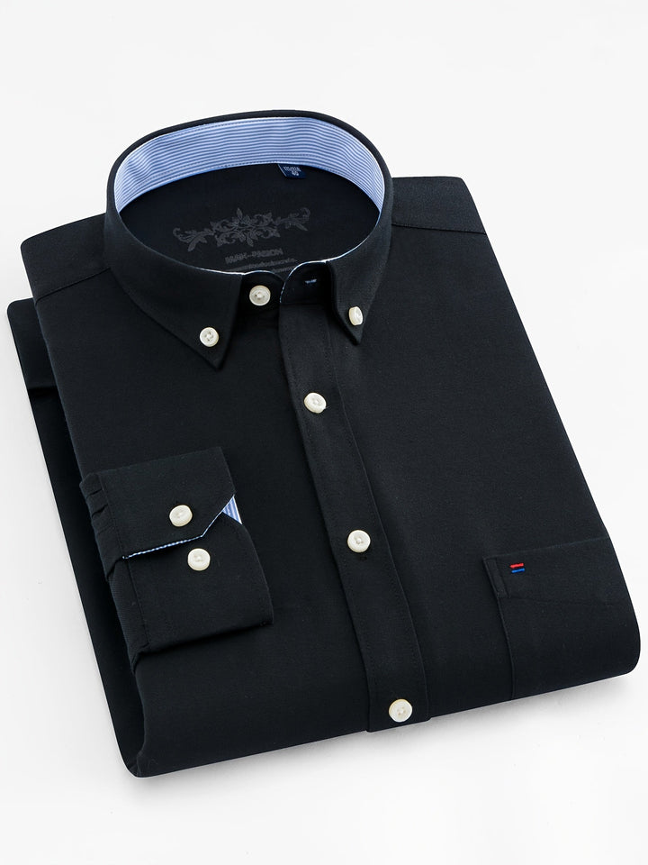 Men's High Collar Shirt