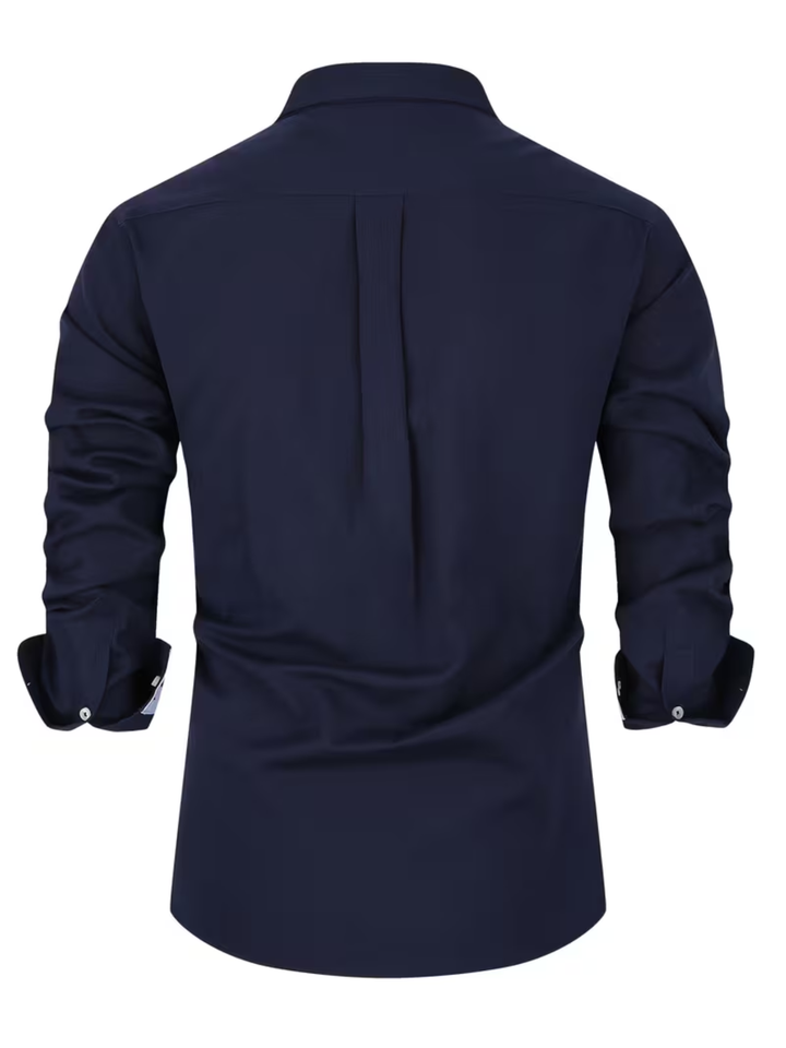 Men's Shirt with Contrasting Collar