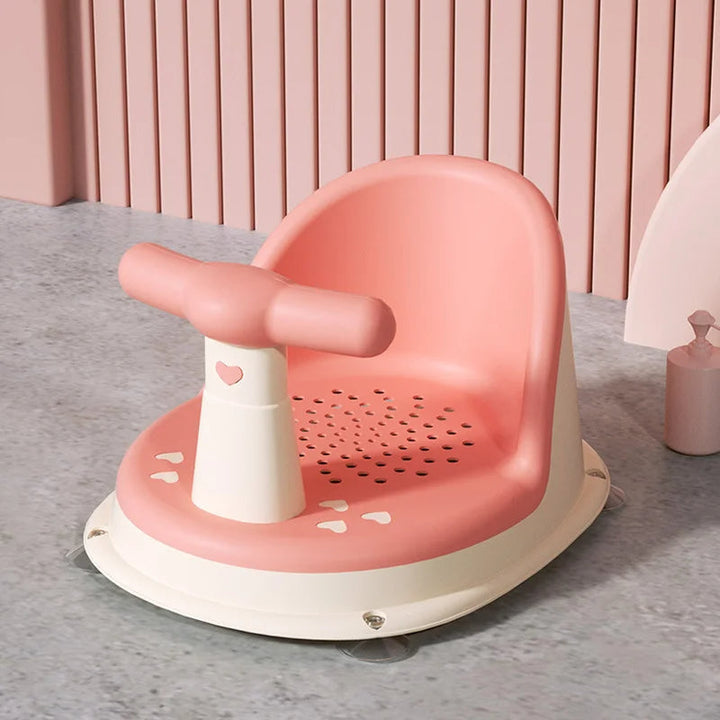 Children's Non-Slip Bath Seat with Backrest Support
