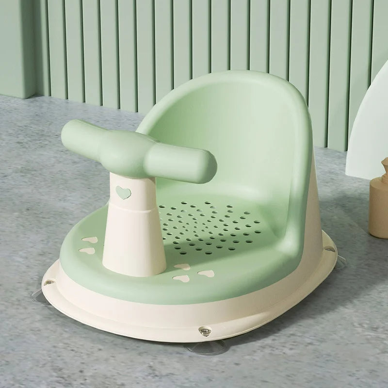 Children's Non-Slip Bath Seat with Backrest Support