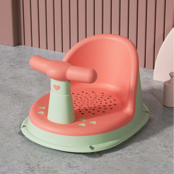 Children's Non-Slip Bath Seat with Backrest Support