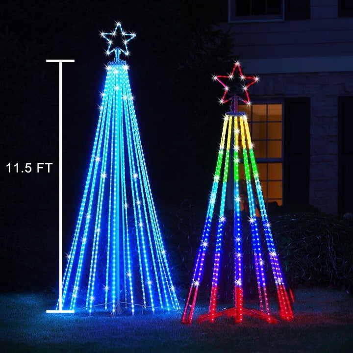 Choreographed Light Show Tree - Elena Harper