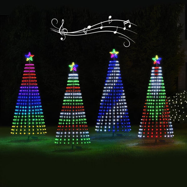 Choreographed Light Show Tree, view 2 - Elena Harper