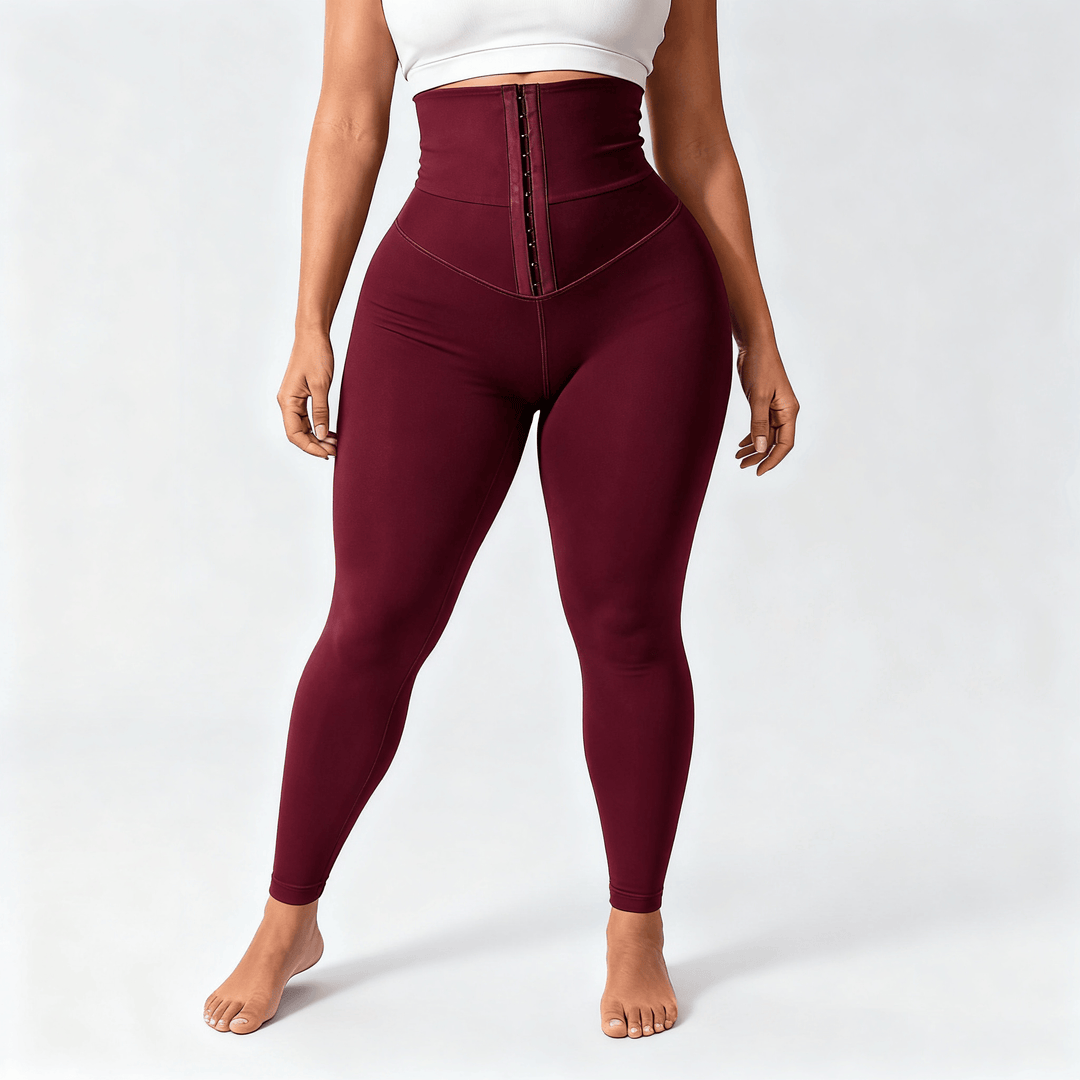 Cinchley Women's High-Waist Corset Leggings - Elena Harper