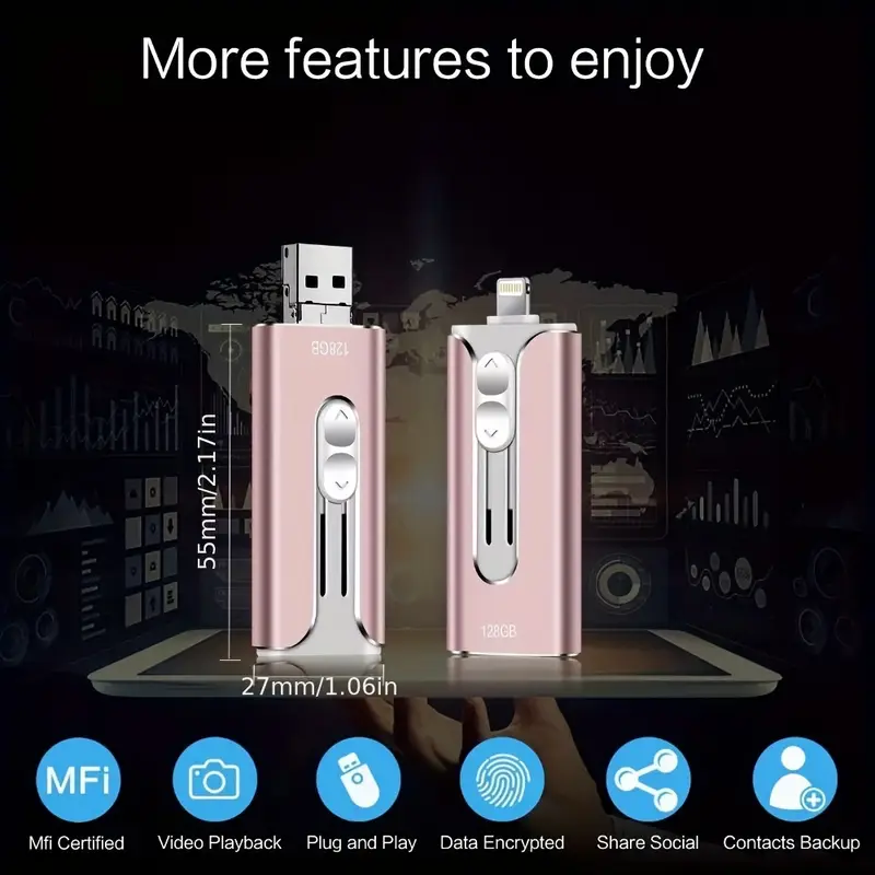 4-in-1 Memory Stick - Extra Storage for Your Smartphone