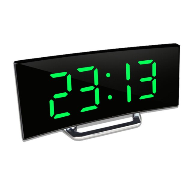 Curve-Clock Curved LED Digital Alarm Clock | Automatic Brightness | 50% Off