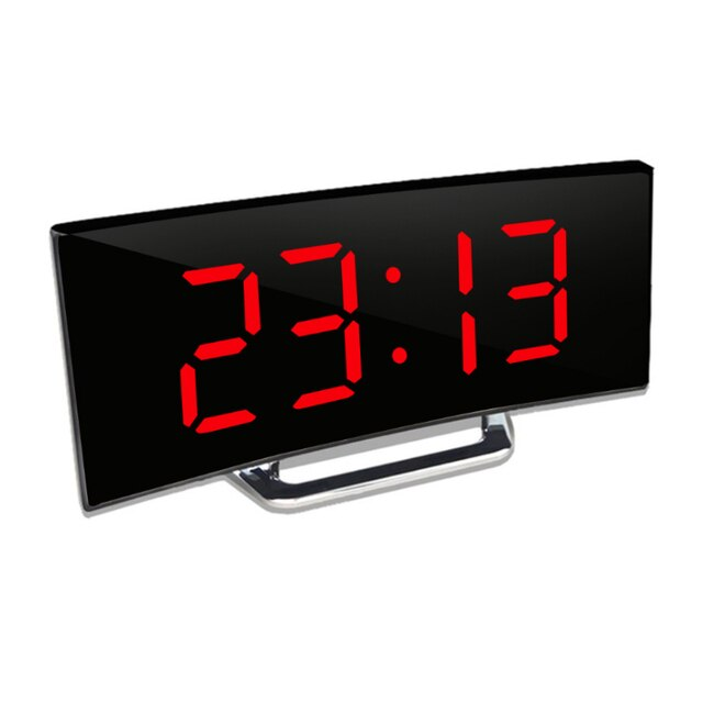 Curve-Clock Curved LED Digital Alarm Clock | Automatic Brightness | 50% Off