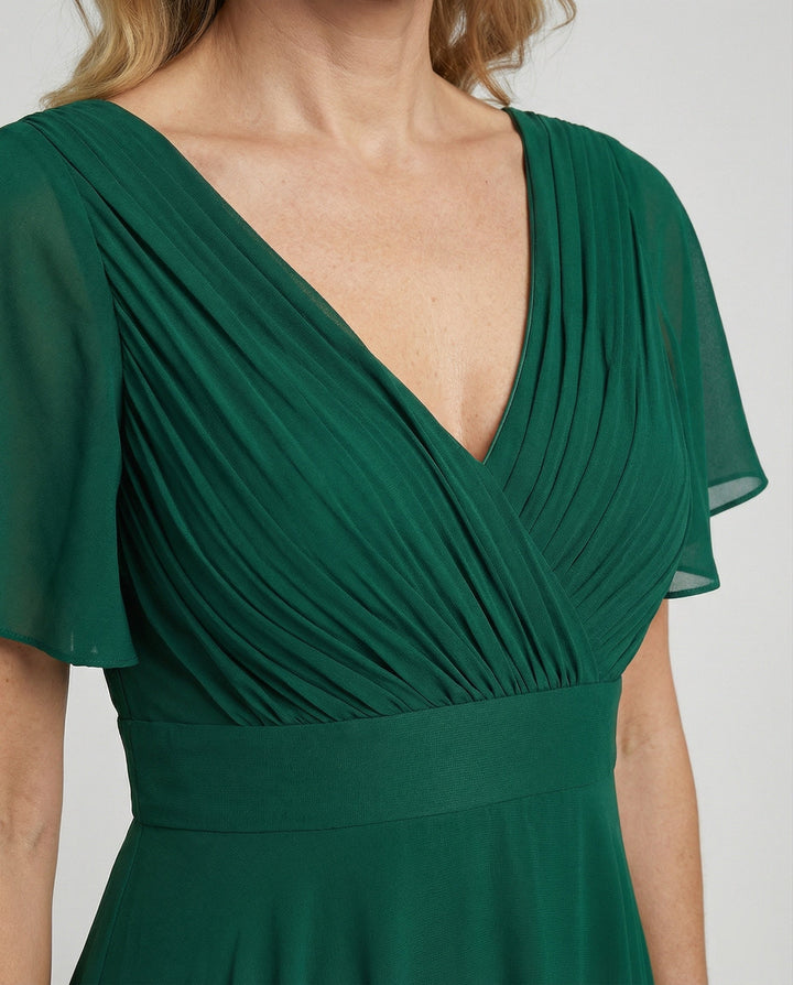 Women's Long Chiffon Evening Dress Elegant