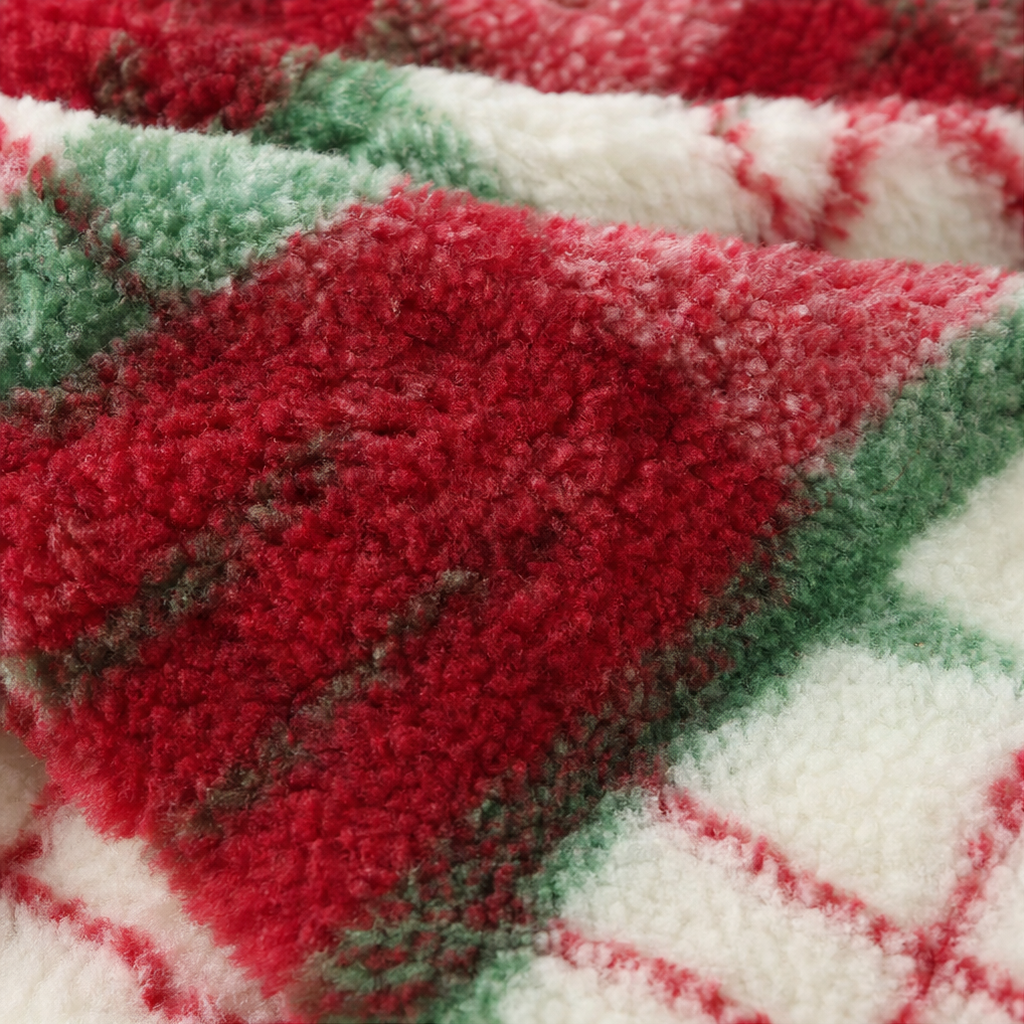 Coziveigh Oversized Fleece Plaid Shacket - Elena Harper