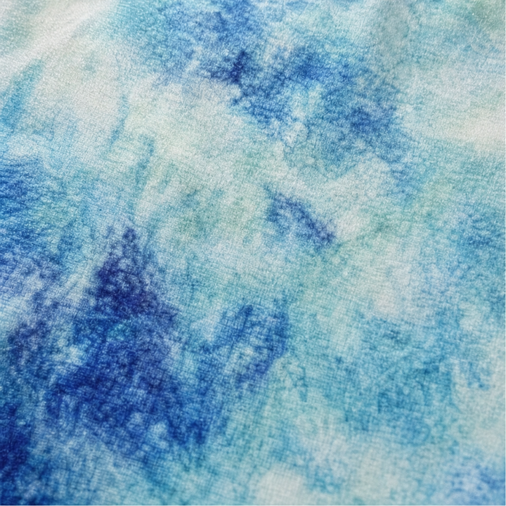 Batik Belle Tie-Dye Lace-Up V-Neck Top - Elena Harper