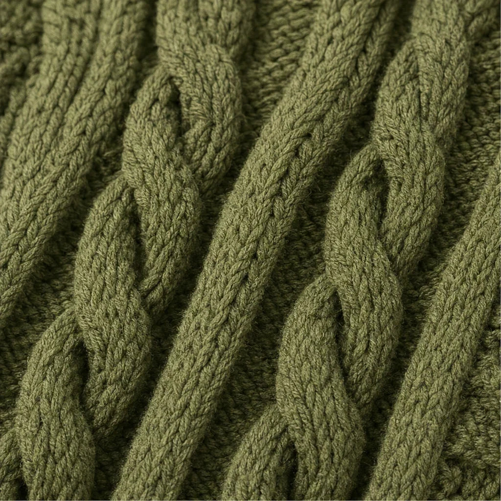 Cablehaven – Oversized Cable-Knit Long Cardigan