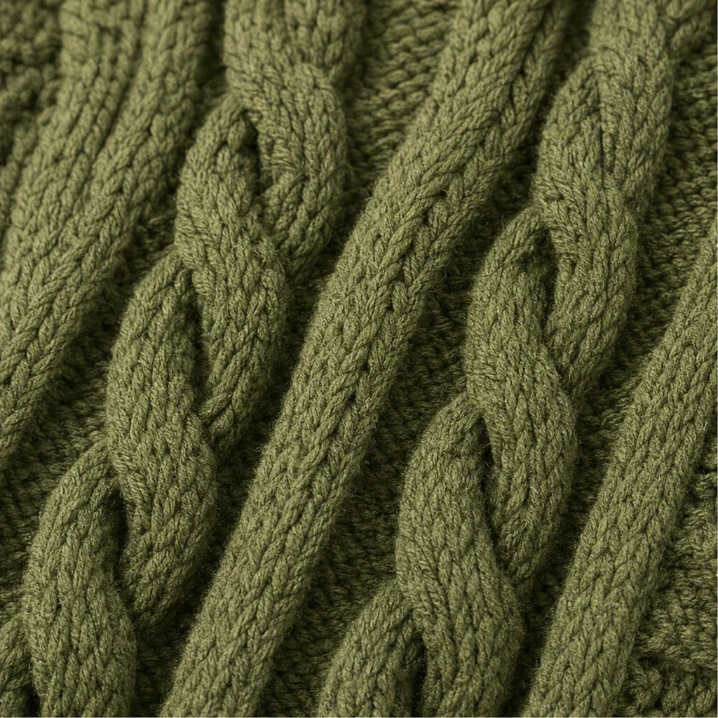 Cablehaven – Oversized Cable-Knit Long Cardigan