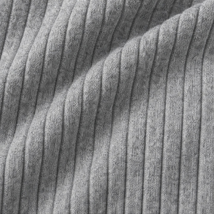 Cozy Rib Ribbed Knit Tunic With Pockets - Elena Harper