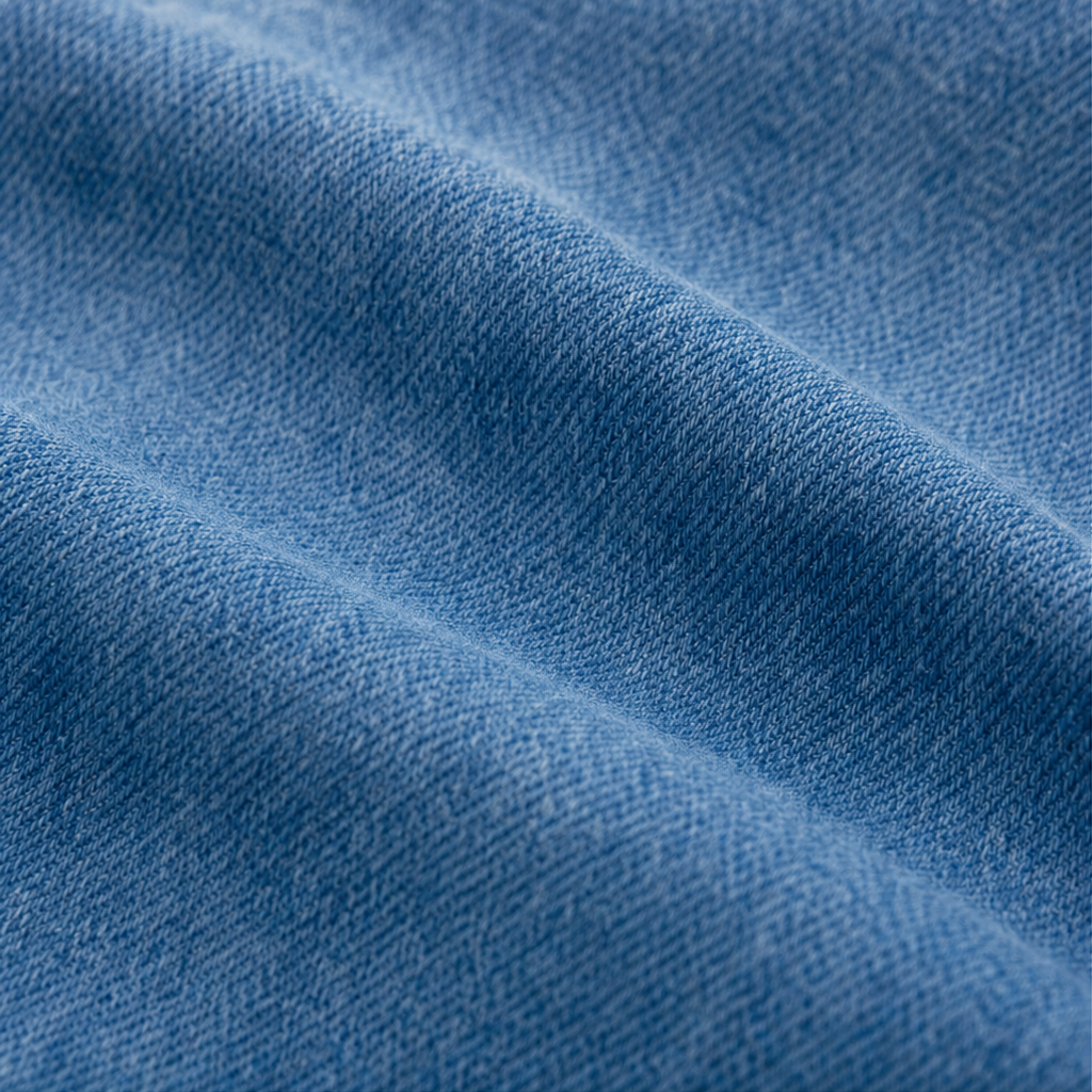 Denimelle Soft-Washed Batwing Denim Tunic - Elena Harper