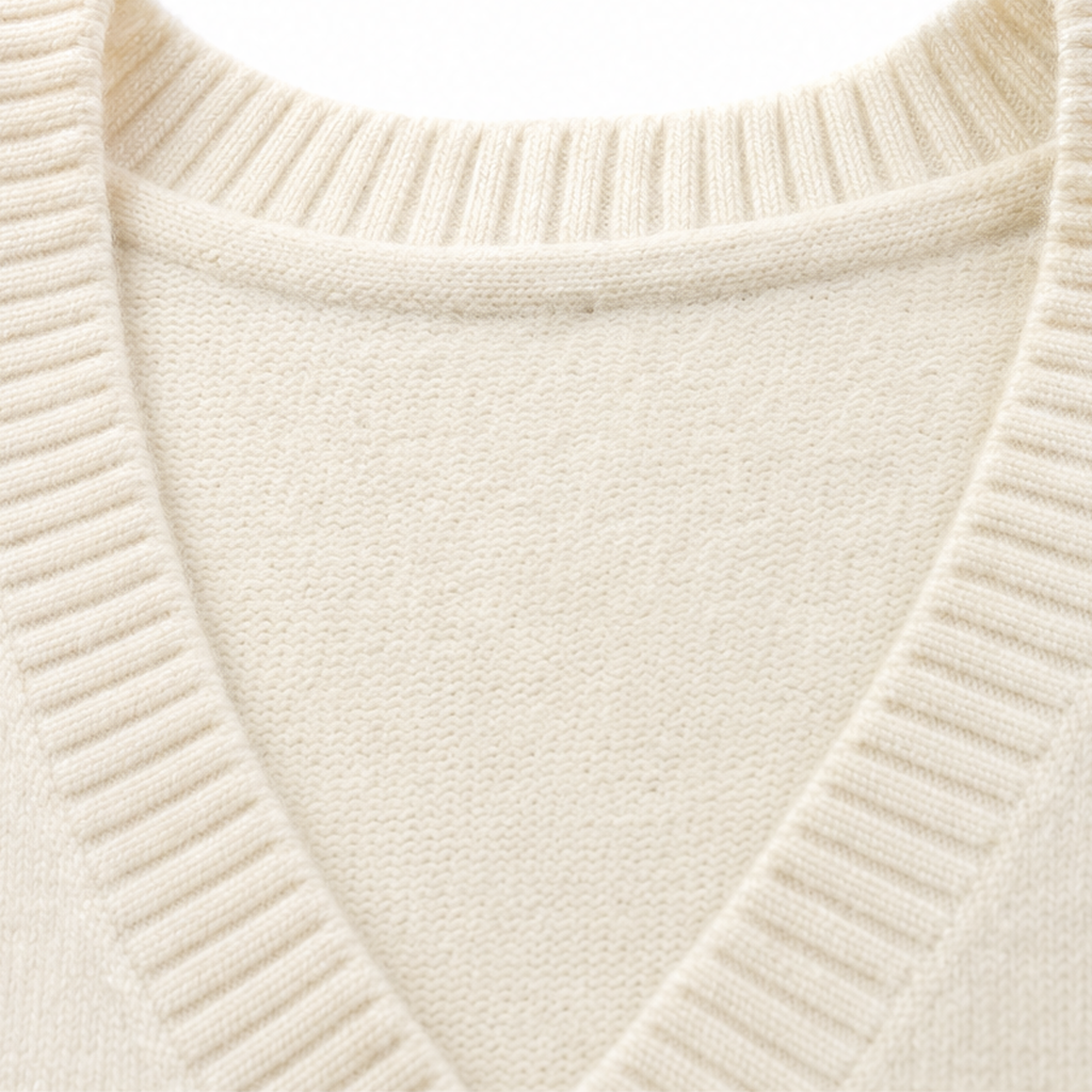 Autumna Oversized V-Neck Puff Sleeve Sweater - Elena Harper