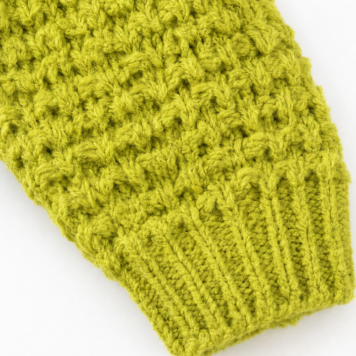 Crossovera Chunky Knit Crossover V-Neck Sweater - Elena Harper