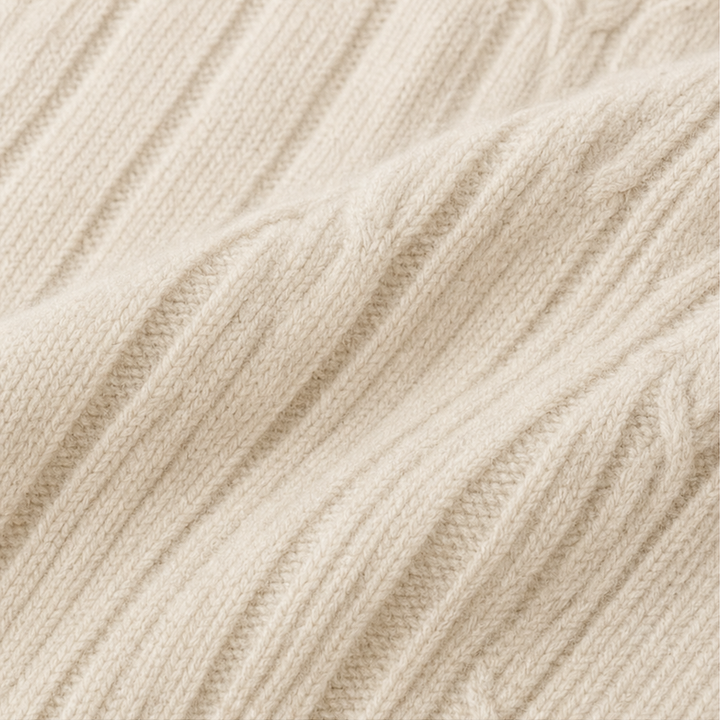 Cablewick Vertical Cable-Knit Open-Front Duster Cardigan - Elena Harper