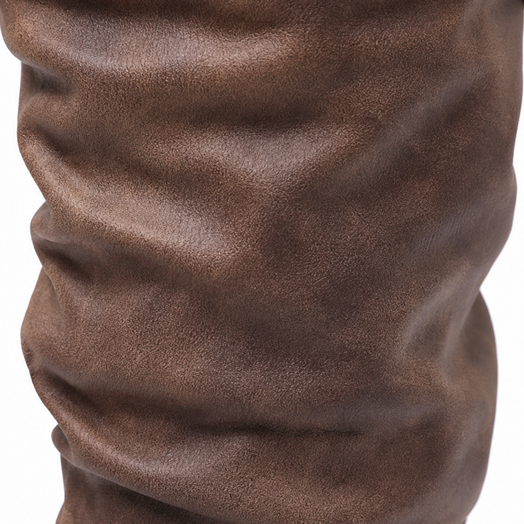 Bootara Slouchy Buckle Mid-Calf Boots - Elena Harper