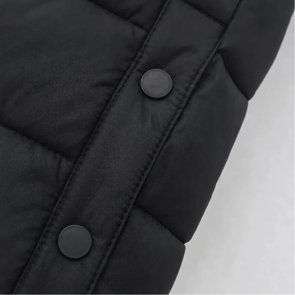 Coverelle – Long Hooded Puffer Vest