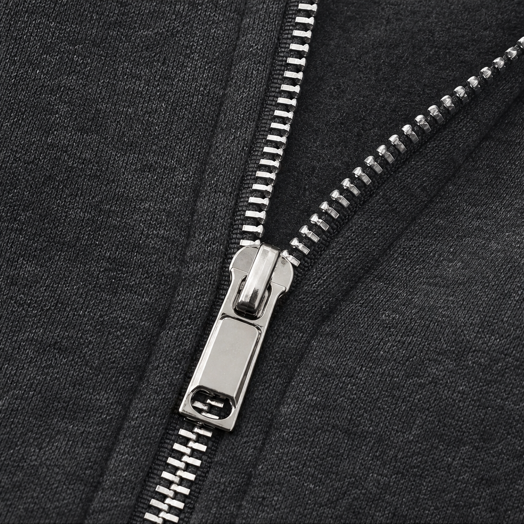 Cozyline – Fleece-Lined Tunic-Length Zip-Up Hoodie
