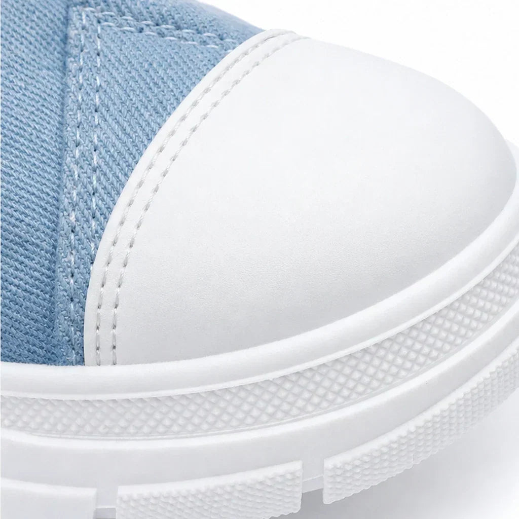 Breezara – Lace-Up Platform Sneaker Boots