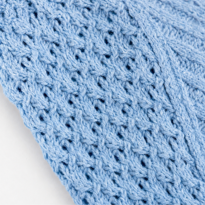 Cozyelle Hollow-Out Cable-Knit Sleeve Sweater - Elena Harper